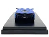 Lcd Models Mclaren Elva Convertible Matt Blue Metallic 1/64 Diecast Model Car By