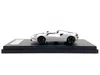 Lcd Models Mclaren Elva Convertible White With Carbon And Red Stripes 1/64 Diecast Model Car By