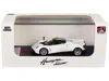 Lcd Models Pagani Huayra Roadster White Metallic With Black Top 1/64 Diecast Model Car By  In White