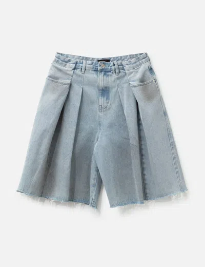 Lcdc Tuck Bermuda Shorts In Blue