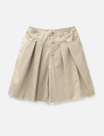 Lcdc Tuck Bermuda Shorts In Neutral