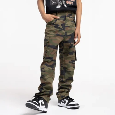 Lckr Kids' Boys   Blackhawk Ripstop Cargo Pants In Forest Camo