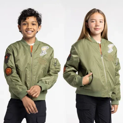 Lckr Boys   Bomber Jacket In Martini Olive