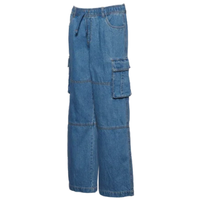 Lckr Kids' Boys   Denim Cargo Pants In Blue
