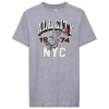 Lckr Boys   Dunking Striper T-shirt In Black/heather Grey
