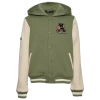 Lckr Boys   Graeson Varsity Jacket With Lining In Green