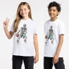 Lckr Boys  Hoopin Bones Graphic T-shirt In White