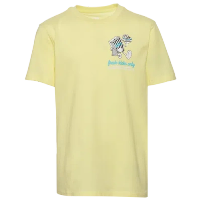 Lckr Boys   Iinbit Graphic T-shirt In Nova Yellow