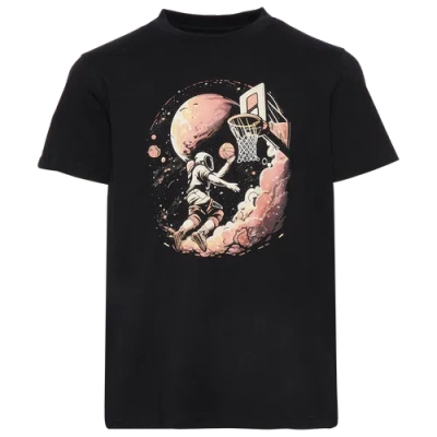 Lckr Boys   Nothin But Aerospace Graphic T-shirt In Black