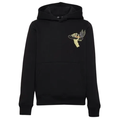 Lckr Kids' Boys   Skele-fly Graphic Hoodie In Black