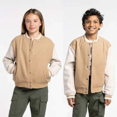 Lckr Kids' Boys   Varsity Jacket In Tannin