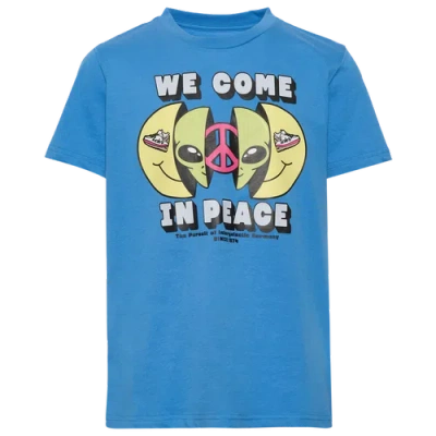 Lckr Kids' Boys   We Come In Peace T-shirt In Blue