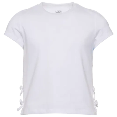 Lckr Kids' Girls   Bow T-shirt In White