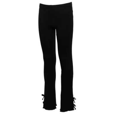 Lckr Kids' Girls   Ribbed Flare Bottoms In Black