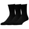 Lckr Mens  3 Pack Crew Socks In Black