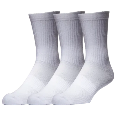 Lckr Mens  3 Pack Crew Socks In White
