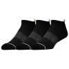Lckr Mens  3 Pack No Show Socks In Black