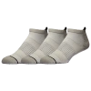 Lckr Mens  3 Pack No Show Socks In Gray