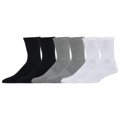 Lckr Mens  6-pack Athletic Half Cushion Crew Socks In Multi