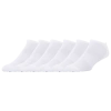 Lckr Mens  6-pack Athletic Half Cushion No Show In White/white