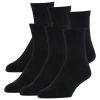 Lckr Mens  6-pack Athletic Half Cushion Quarter In Black/black