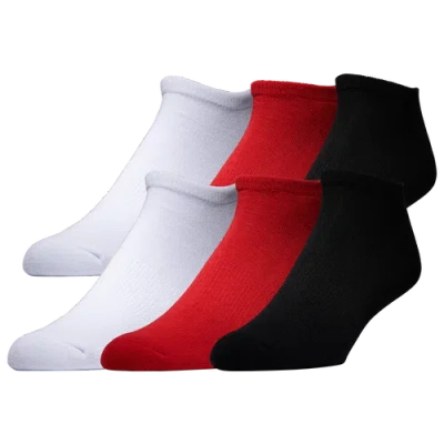Lckr Mens  6 Pack Basic No Show W/o Tab Socks In Multi