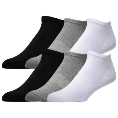 Lckr Mens  6 Pack Basic No Show W/o Tab Socks In Multi