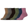 Lckr Mens  6 Pack Basic Quarter In Multi