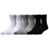 Lckr Mens  6 Pack Basic Quarter Socks In Multi