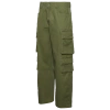 Lckr Mens  Baggy Wide Leg Cargo Pants In Olive