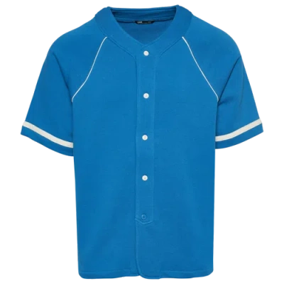 Lckr Mens  Baseball Shirt In Blue/blue