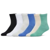 Lckr Mens  Basic Crew Socks 6 Pack In Multi