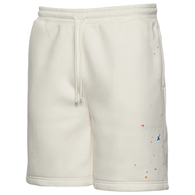 Lckr Mens  Bradley Fleece Shorts In Neutral