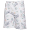 Lckr Mens  Bradley Fleece Shorts In Brght Wht Tssd Psly