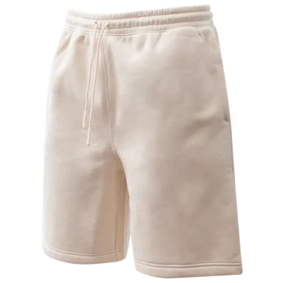 Lckr Mens  Bradley Fleece Shorts In Parchment