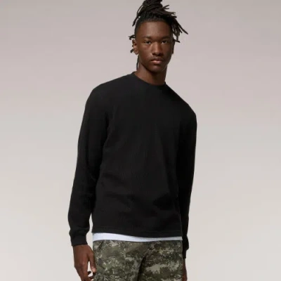 Lckr Mens  Bucks Thermal L/s T-shirt In Black