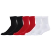 Lckr Mens  Cush Crew Quarter In Red/black/white
