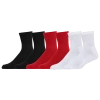 Lckr Mens  Cush Crew Quarter In White/black/red