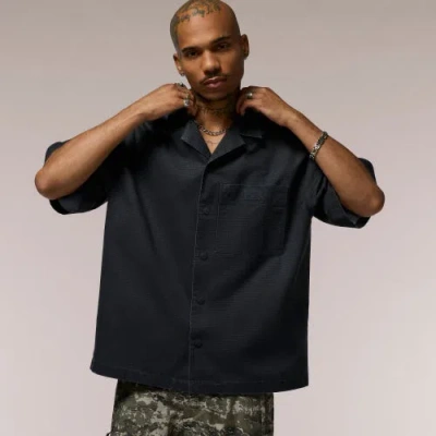 Lckr Mens  Edgemount Waxed Snap Front In Black