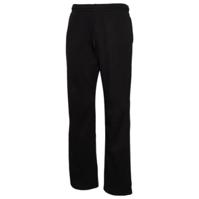 Lckr Mens  Fleece Open Hem Pants In Black