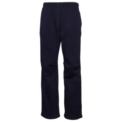 Lckr Mens  Fleece Open Hem Pants In Blue