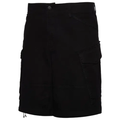 Lckr Mens  Ground Team Baggy Cargo Shorts In Black