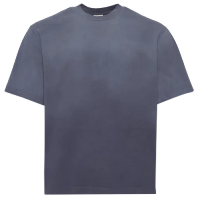 Lckr Mens  Heavy Weight Distressed Relaxed Fit T-shirt In Gray
