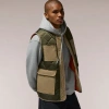 Lckr Mens  Kinji Quilted Puffer Vest In Green
