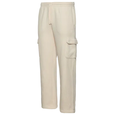 Lckr Mens  Open Hem Cargo Sweatpants In Chalk