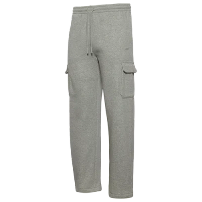 Lckr Mens  Open Hem Cargo Sweatpants In Grey Heather