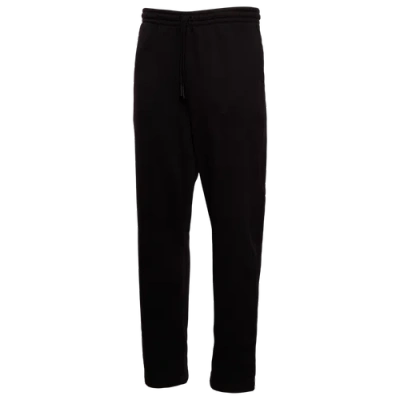 Lckr Mens Relaxed Fleece Open Hem Pants In Black
