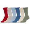 Lckr Youth   6 Pack Basic Crew Socks In Multi