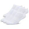 Lckr Youth   6 Pack Basic No Show Socks W/o Tab In White