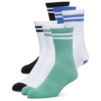 Lckr Youth   Basic Striped Crew 6 Pack In Multi